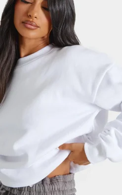 PrettyLittleThing Basic Tops*Petite Ultimate Basic Oversized Sweatshirt