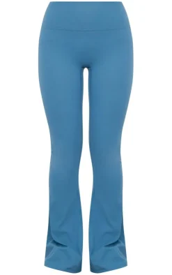 PrettyLittleThing Yoga Pants*Petrol Sculpt Flare Yoga Pants