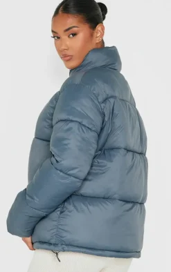PrettyLittleThing Puffer Jackets*Shell Quilted Puffer Coat