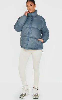 PrettyLittleThing Puffer Jackets*Shell Quilted Puffer Coat