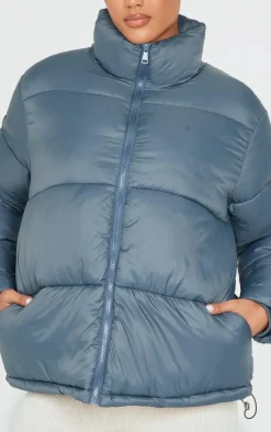 PrettyLittleThing Puffer Jackets*Shell Quilted Puffer Coat