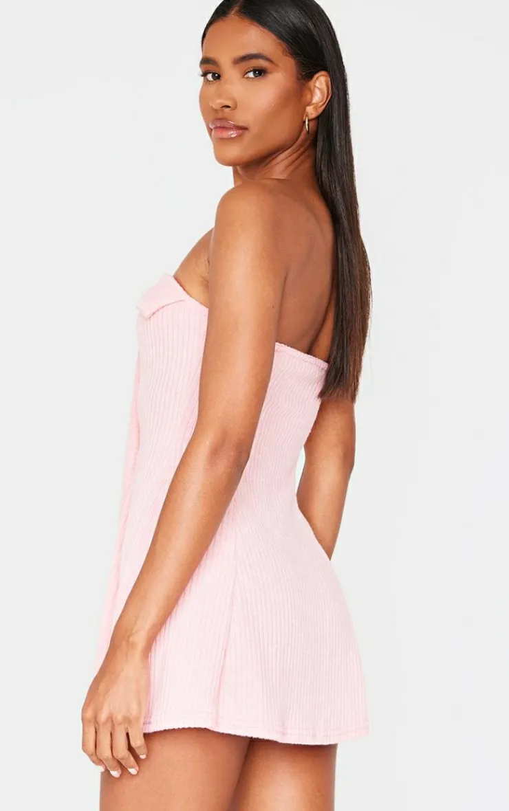 Bandeau Bow Detail Bodycon Dress-PrettyLittleThing Outlet