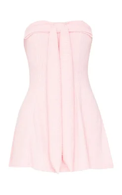 Bandeau Bow Detail Bodycon Dress-PrettyLittleThing Outlet