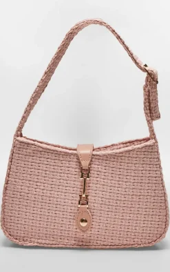 PrettyLittleThing Shoulder Bags*Boucle Clasp Detail Shoulder Bag