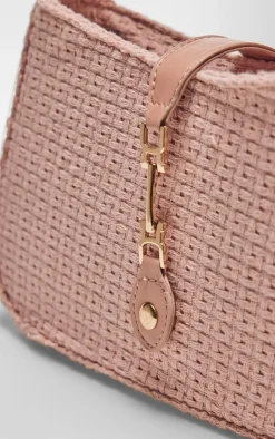 PrettyLittleThing Shoulder Bags*Boucle Clasp Detail Shoulder Bag