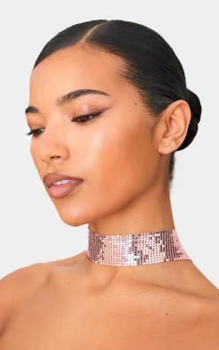PrettyLittleThing Statement Earrings*Chain Link Choker