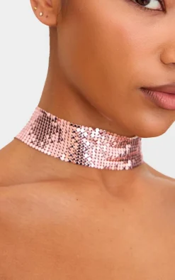 PrettyLittleThing Statement Earrings*Chain Link Choker