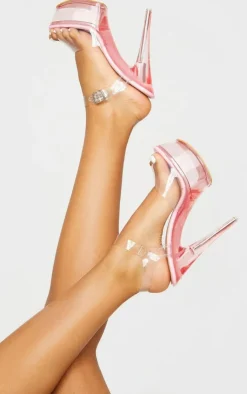 PrettyLittleThing High Heels*Extreme Clear Platform Sandals