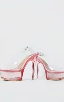 PrettyLittleThing High Heels*Extreme Clear Platform Sandals