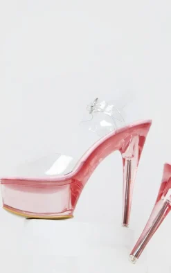 PrettyLittleThing High Heels*Extreme Clear Platform Sandals