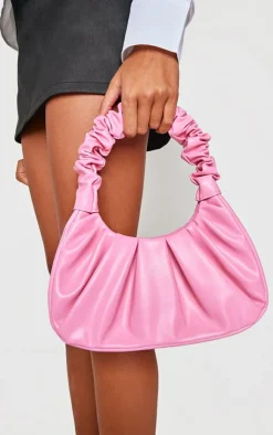 PrettyLittleThing Shoulder Bags*Extreme Ruched Handle Shoulder Bag