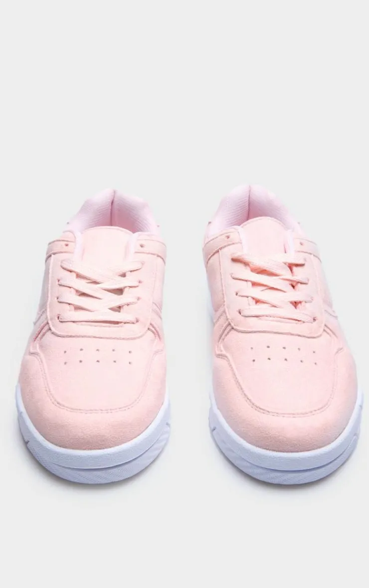 PrettyLittleThing Sneakers*Faux Suede Panel Chunky Lace Up Sneakers