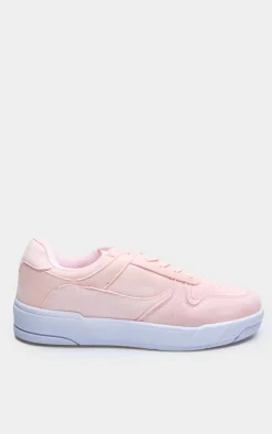 PrettyLittleThing Sneakers*Faux Suede Panel Chunky Lace Up Sneakers