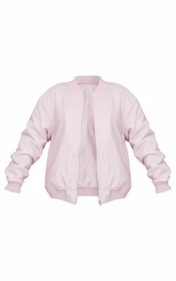 PrettyLittleThing Bomber Jackets*Floral Embossed Oversized Bomber Jacket