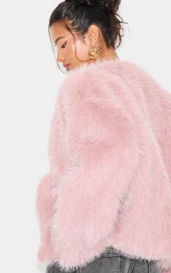 PrettyLittleThing Faux Fur Coats*Glitter Faux Fur Coat