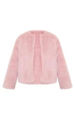 PrettyLittleThing Faux Fur Coats*Glitter Faux Fur Coat