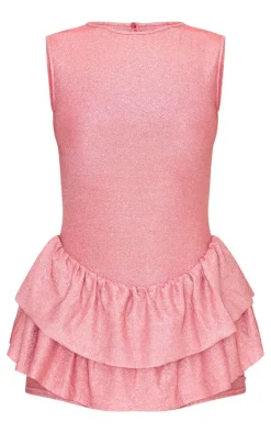 Glitter Rara Skort Romper-PrettyLittleThing Clearance