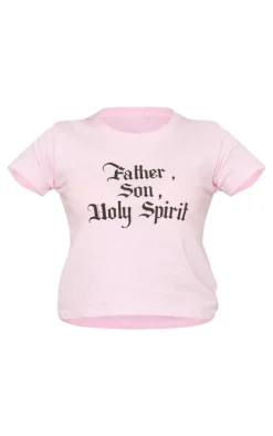 PrettyLittleThing T-Shirts*Holy Spirit Printed Fitted T Shirt
