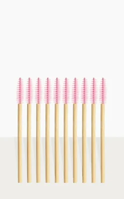 PrettyLittleThing Makeup Brushes & Tools*Pink Honey Bamboo Honey Dippers 10 Pack