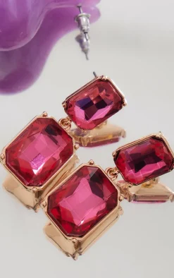 PrettyLittleThing Statement Earrings*Jewel Drop Statement Earrings