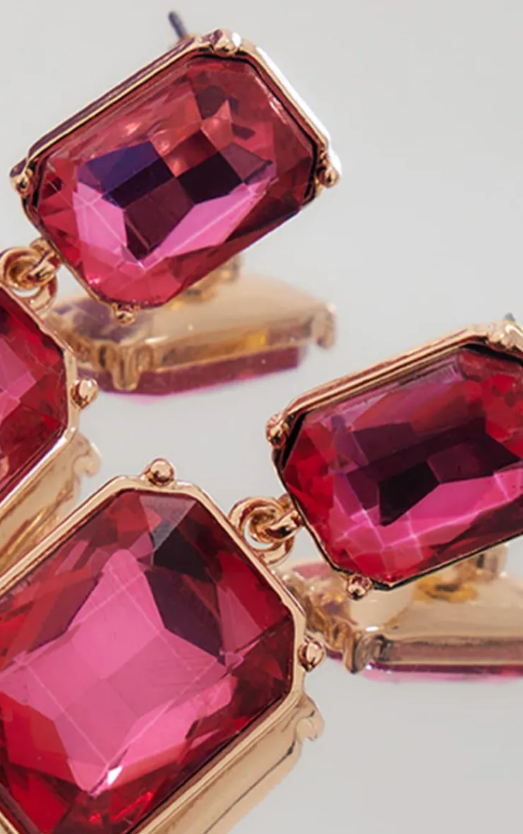 PrettyLittleThing Statement Earrings*Jewel Drop Statement Earrings