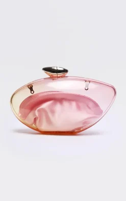 PrettyLittleThing Clutch Bags*Ombre Oval Hard Clutch