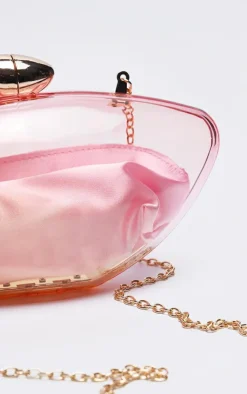 PrettyLittleThing Clutch Bags*Ombre Oval Hard Clutch