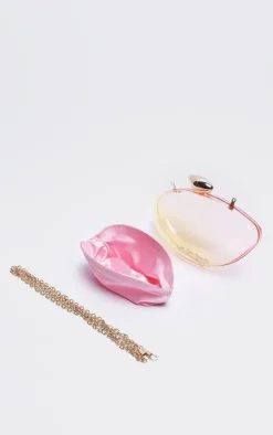 PrettyLittleThing Clutch Bags*Ombre Oval Hard Clutch