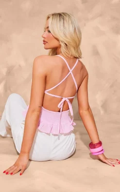 PrettyLittleThing Camisole*Ruffle Cami Top
