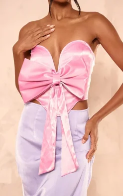 PrettyLittleThing Corsets*Satin Bow Corset