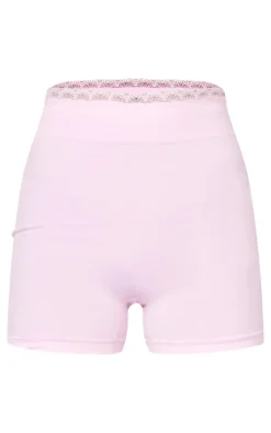 PrettyLittleThing Snatched*Seamless Lace Trim Contour Hot Pants
