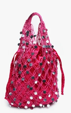 PrettyLittleThing Shoppers*Sequin Knit Tote Bag