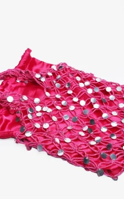 PrettyLittleThing Shoppers*Sequin Knit Tote Bag
