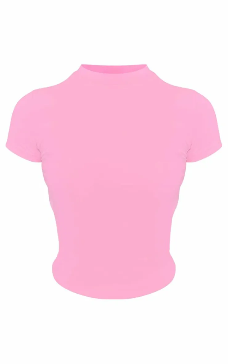 PrettyLittleThing Snatched*Snatched Sculpt Short Sleeve T Shirt