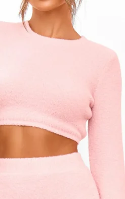Sale PrettyLittleThing Soft Knit Mini Skirt Pink