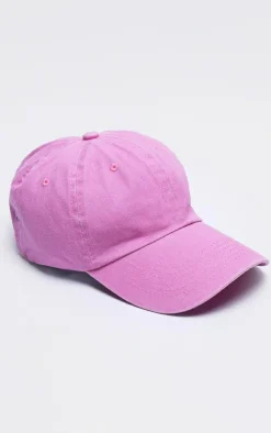 PrettyLittleThing Baseball Caps*Washed Denim Cap