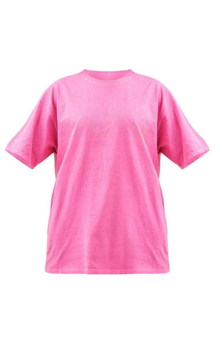 PrettyLittleThing T-Shirts*Washed Keep Glowing Print T Shirt