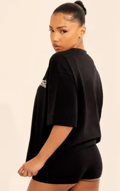PrettyLittleThing T-Shirts*Pitch Studio Archive Embroidered Cotton Boxy Tshirt