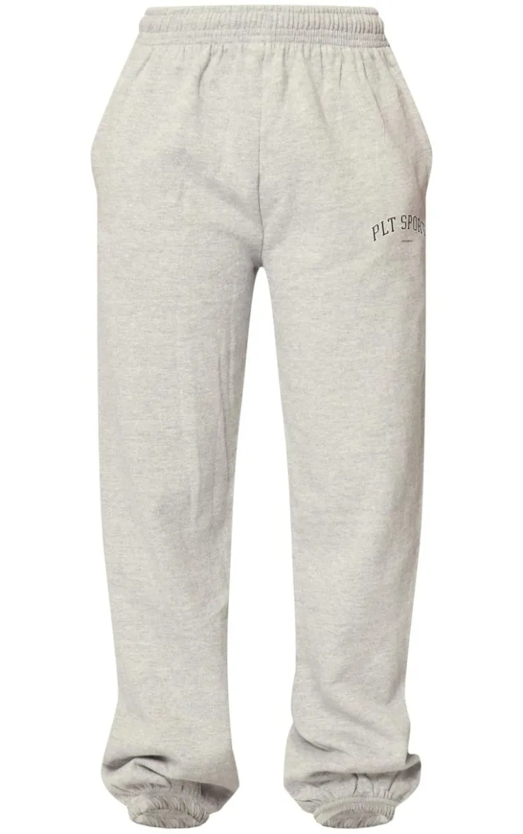 PrettyLittleThing Gym Wear*PLT Sport Print Oversized Sweatpants