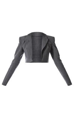 Best PrettyLittleThing PLT Label Strap Detail A Line Mini Skirt Charcoal