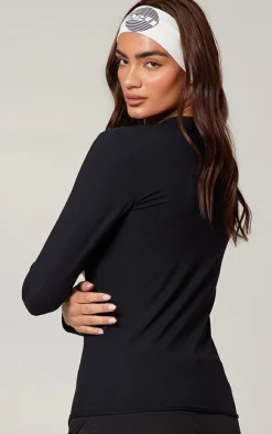 PrettyLittleThing Workout Tops*PLT RUN Long Sleeve Airtex Top