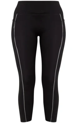 PrettyLittleThing Gym Leggings*PLT RUN Sculpt Reflective Pocket Detail Legging