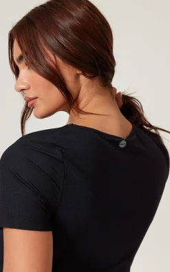 PrettyLittleThing Workout Tops*PLT RUN Short Sleeve Airtex Top