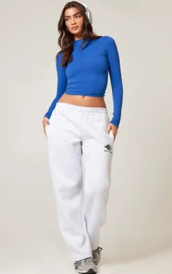 PrettyLittleThing Workout Tops*PLT RUN High Neck Zip Up Long Sleeve Branded Top