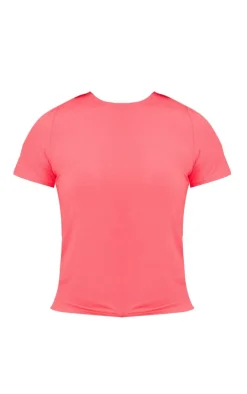 PrettyLittleThing Workout Tops*PLT RUN Short Sleeve Airtex Top