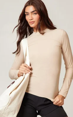 PrettyLittleThing Workout Tops*PLT RUN Long Sleeve Airtex Top