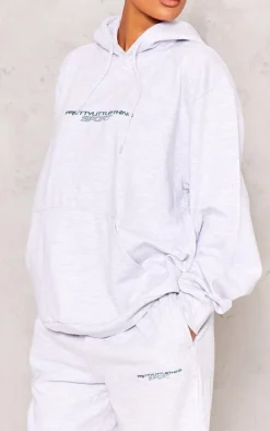 PrettyLittleThing Gym Wear*PLT SPORT Bold Embroidered Oversized Hoodie