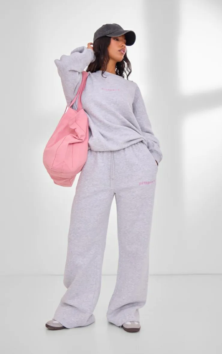 PrettyLittleThing Workout Tops*PLT SPORT Embroidered Oversized Sweatshirt