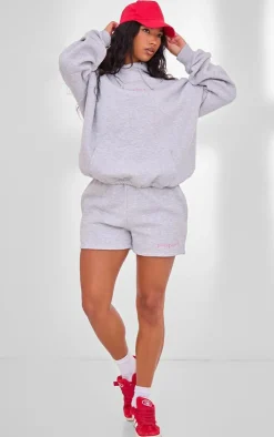 PrettyLittleThing Gym Shorts*PLT SPORT Embroidered Sweat Shorts