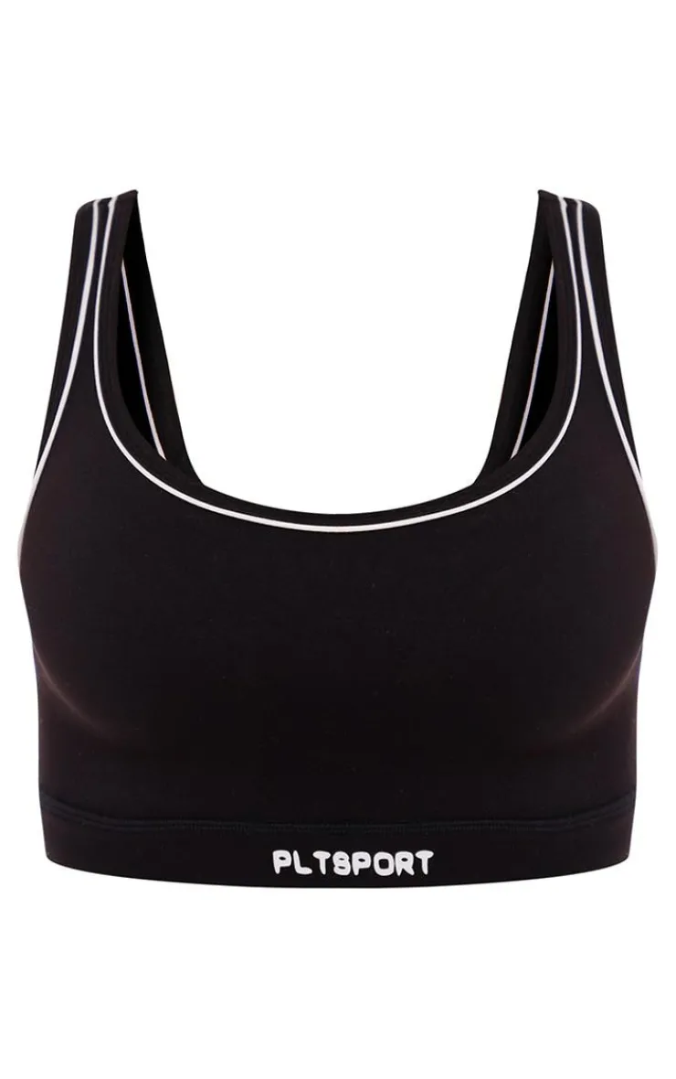 PrettyLittleThing Sports Bras*PLT SPORT Sculpt Contrast Binding Sports Bra